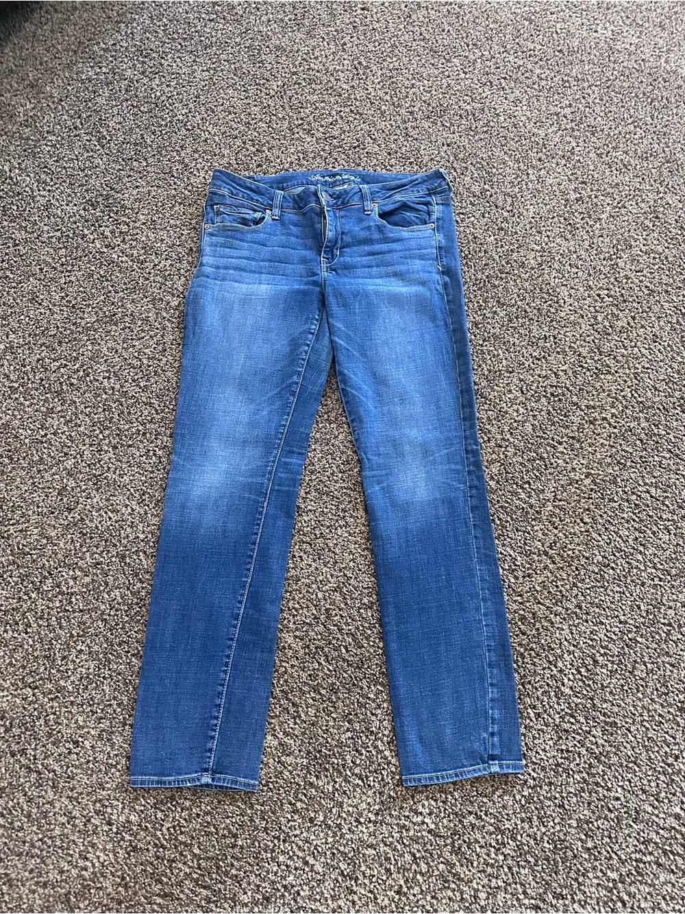 American Eagle Jeans Sz 14 Skinny Super Stretch